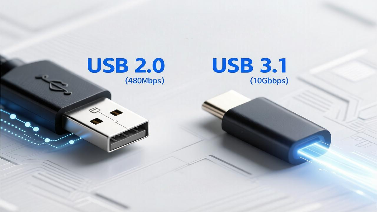 USB 2.0與3.1核心區(qū)別大解析，選購(gòu)不踩坑