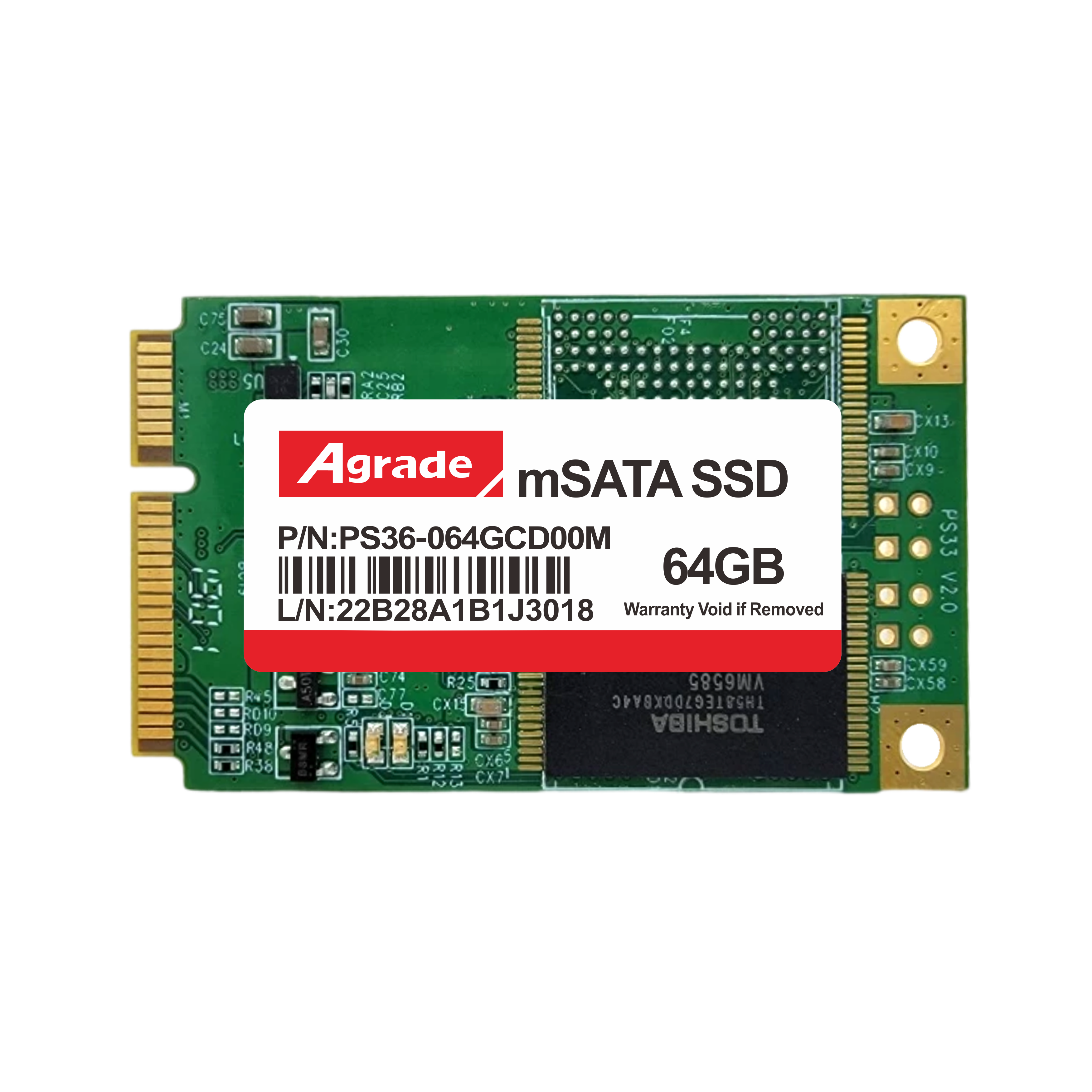 工業(yè)級(jí)mSATA(MO-300A) PS36